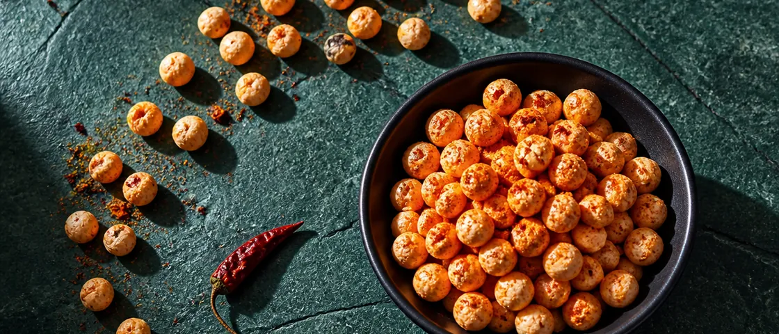 A bowl of Fearless Peri-Peri makhana